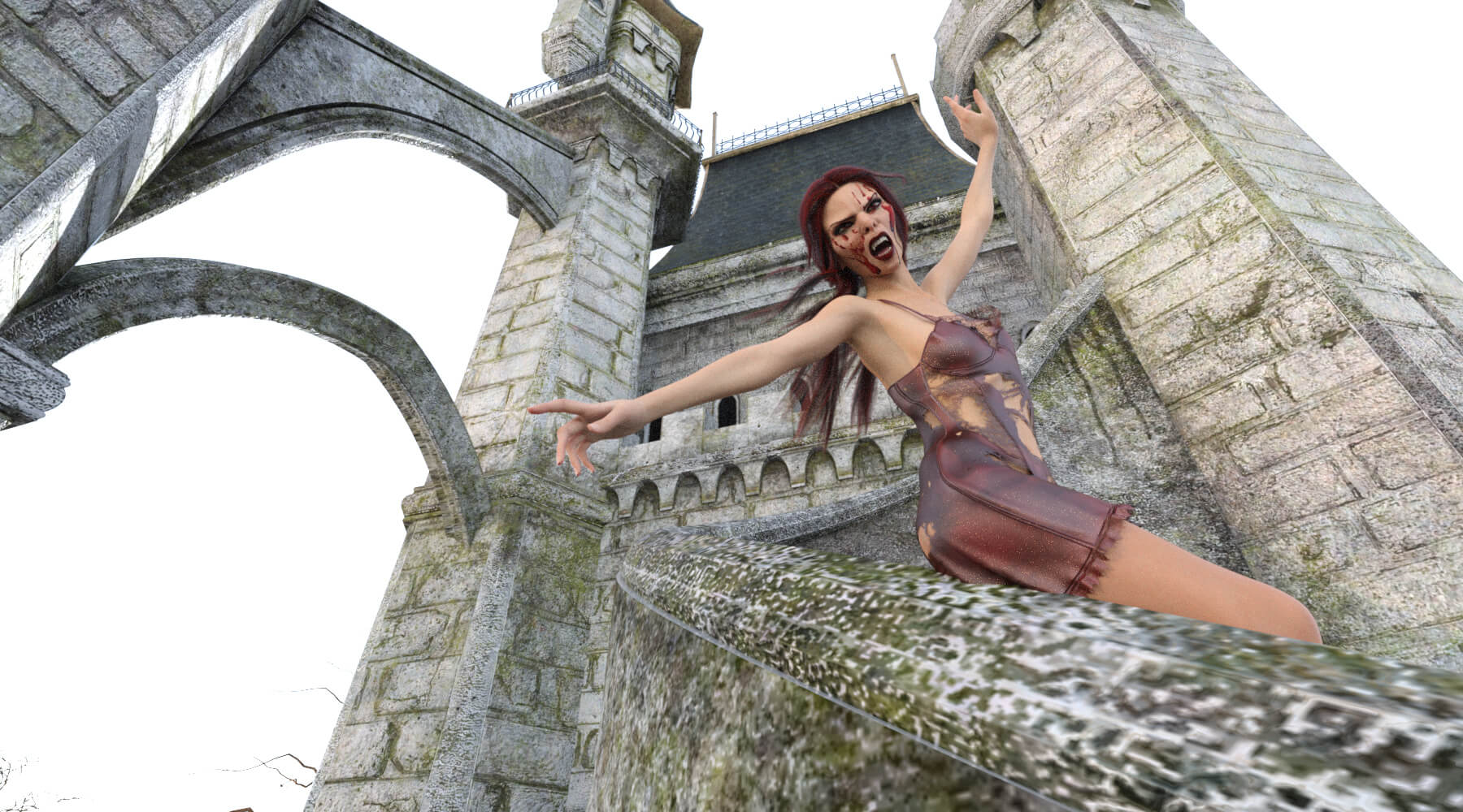 The Crimson Feast 3D Render, Digital Artwork by artshock