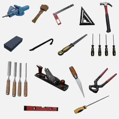 Basic Carpenter's Tool Set