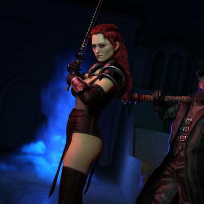Killer Duo 3D Wallpaper