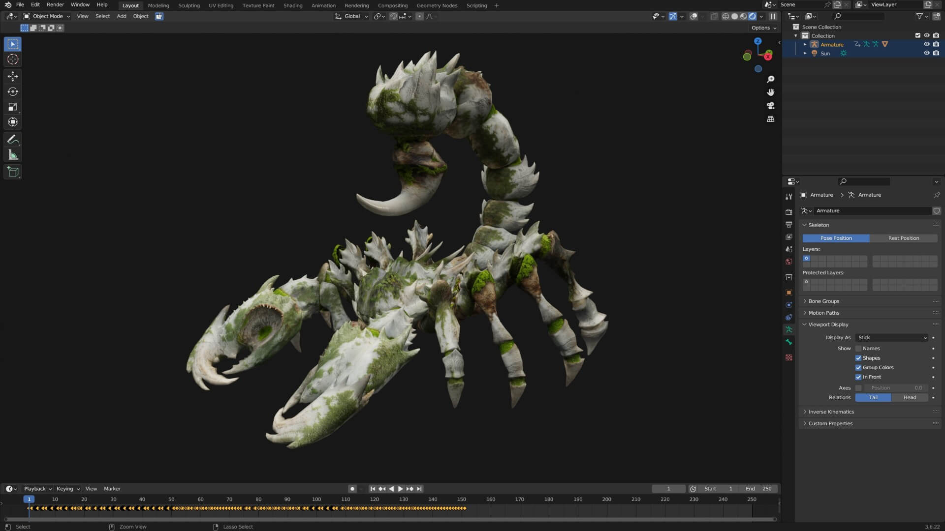 Scorpion Monster-V1a 3D Model