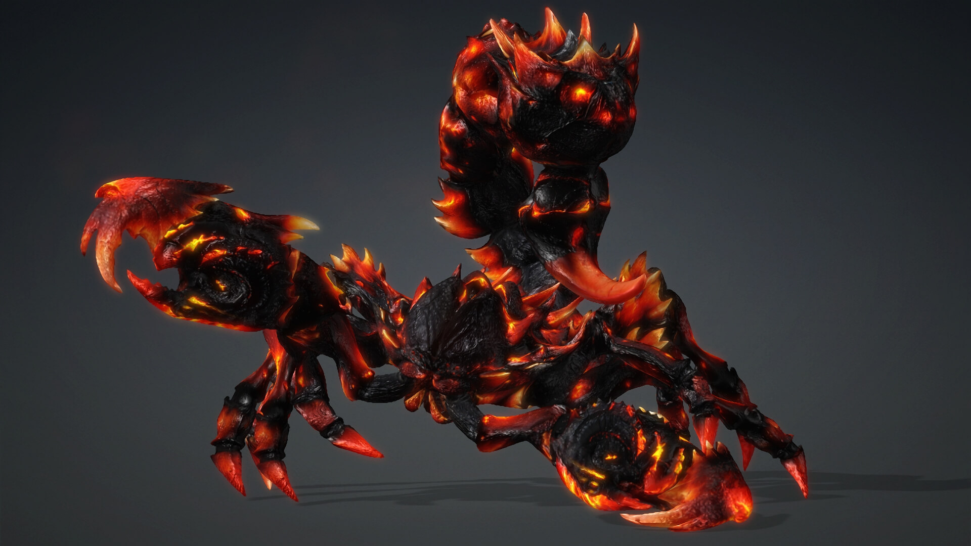 Scorpion Monster-V1d 3D Model