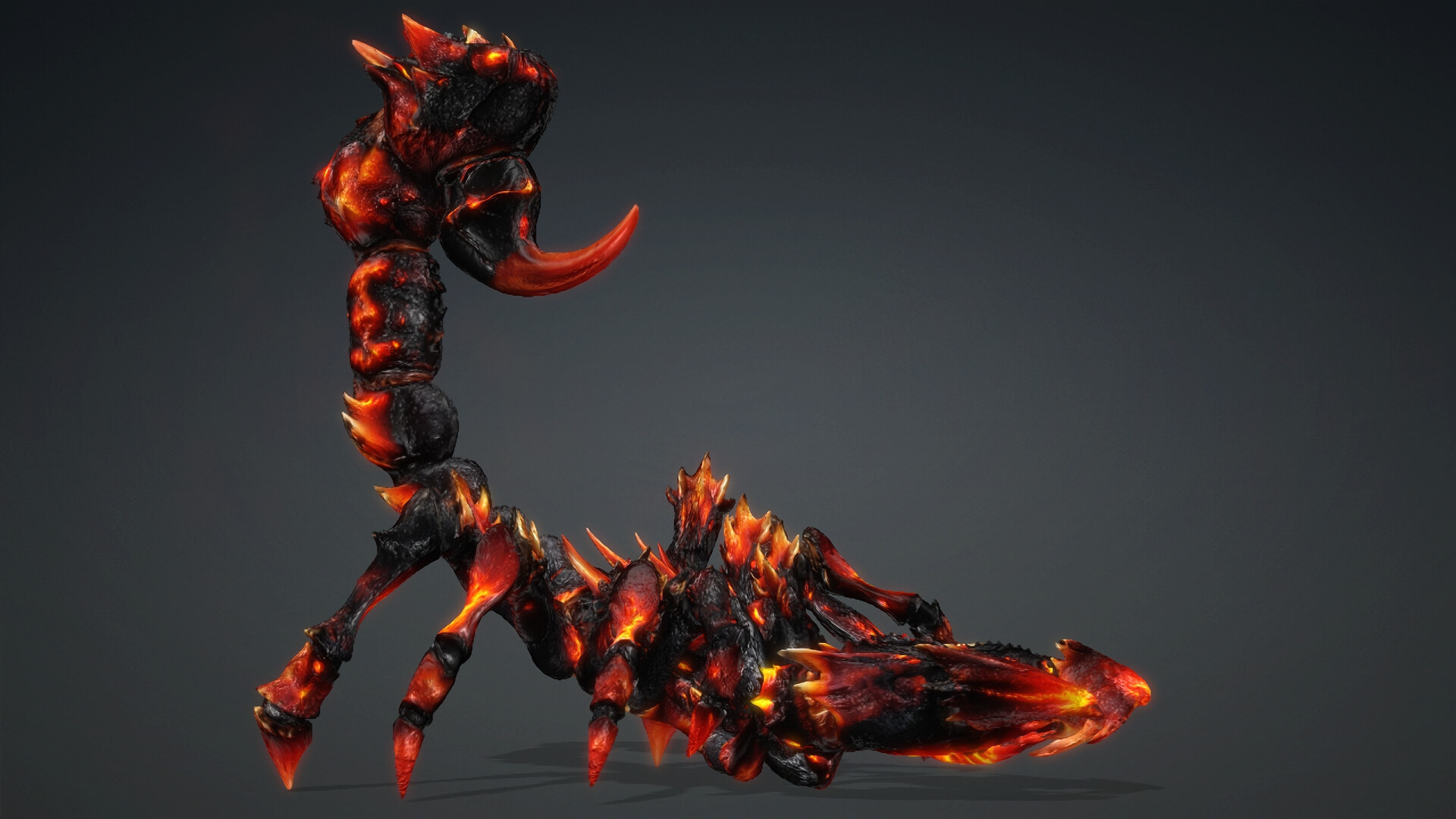 Scorpion Monster-V1d 3D Model