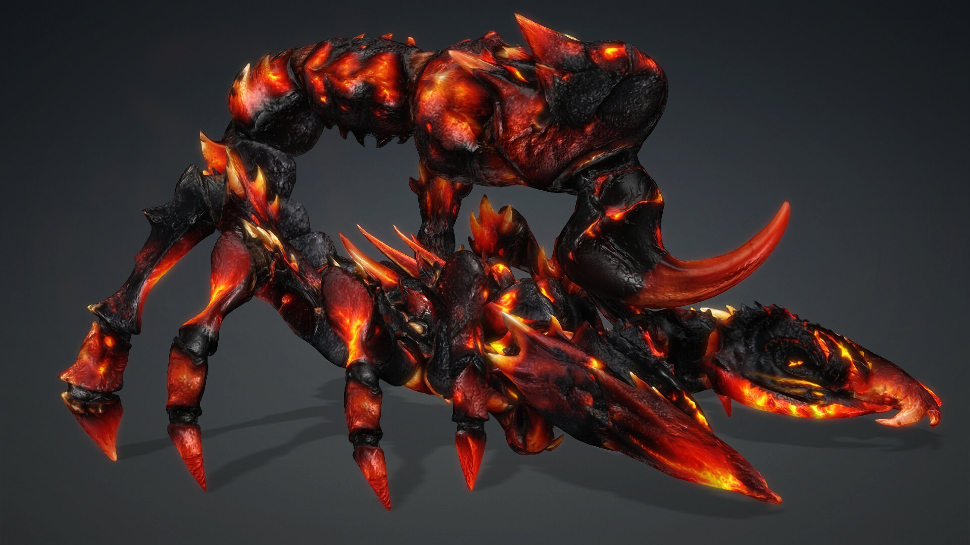 Scorpion Monster-V1d 3D Model