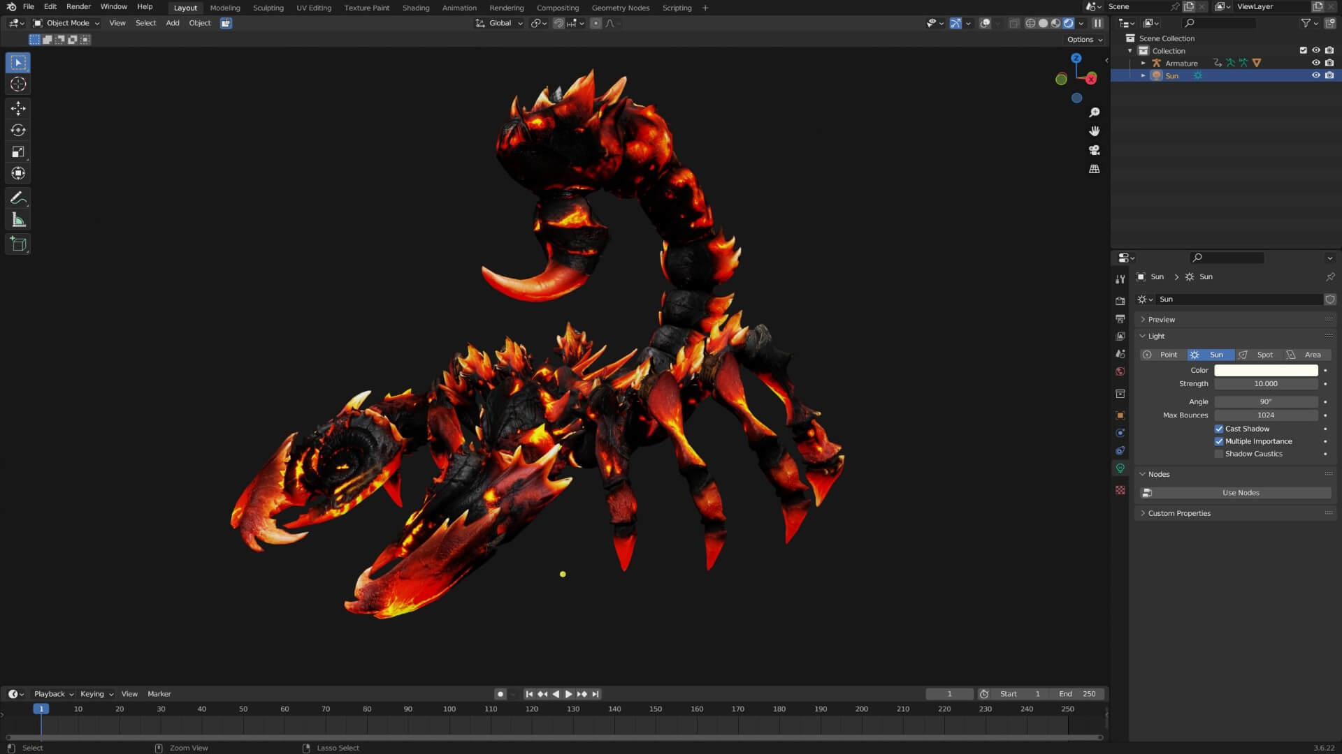 Scorpion Monster-V1d 3D Model