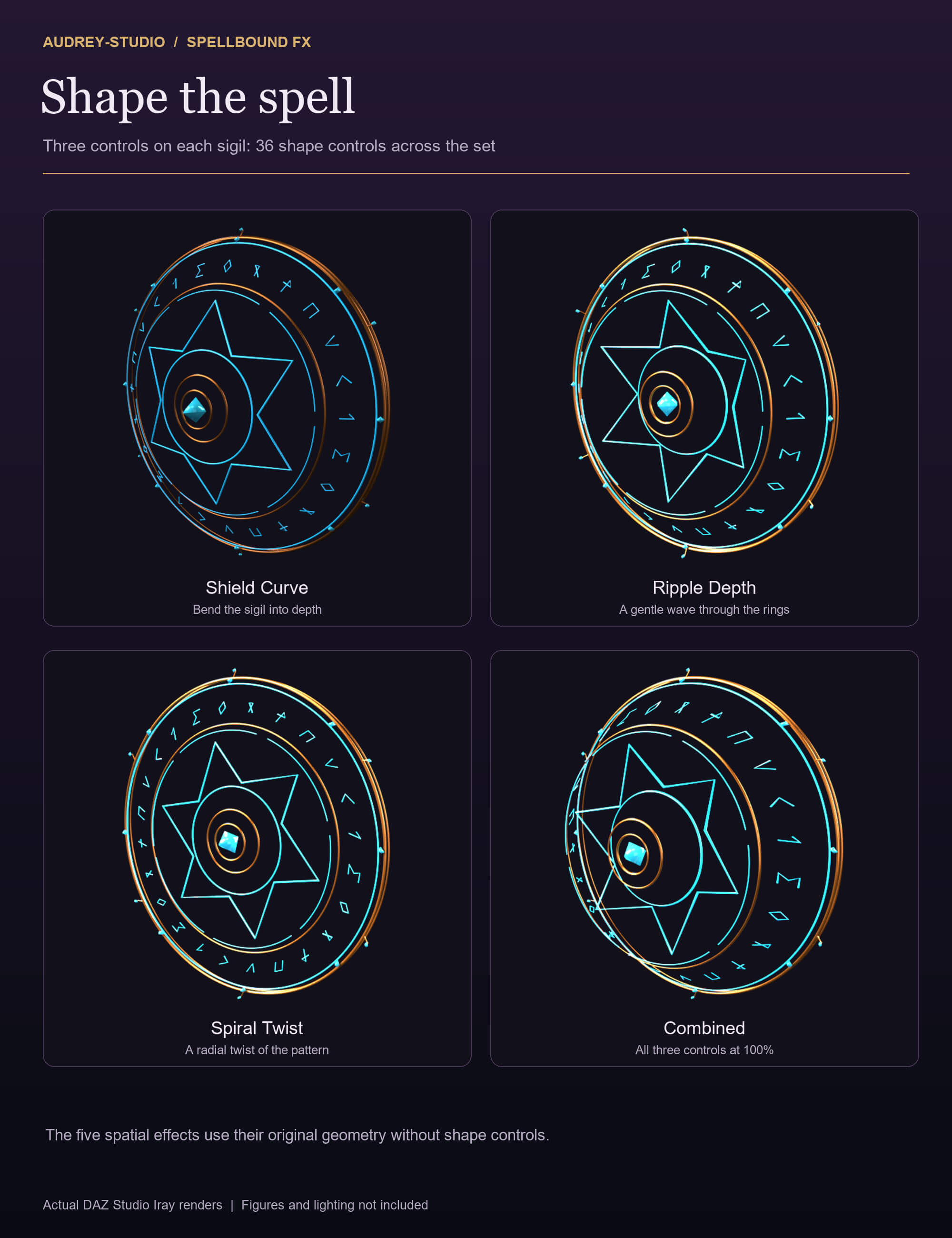Spellbound FX - Arcane Sigils and Spellcasting Props Daz Content