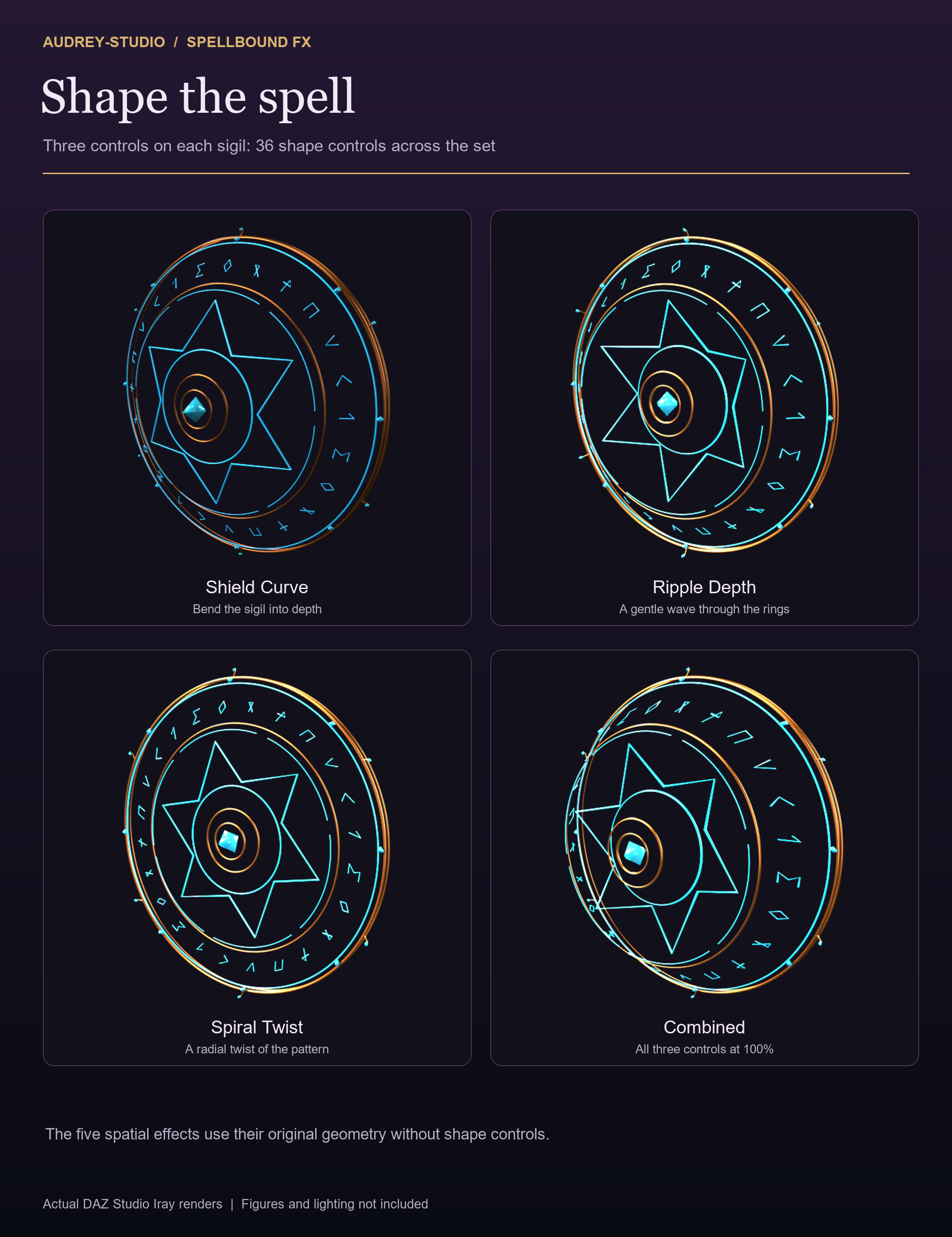 Spellbound FX - Arcane Sigils and Spellcasting Props Daz Content