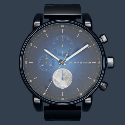 Luxury Wristwatch 3D Model - Web Ready GLB PBR