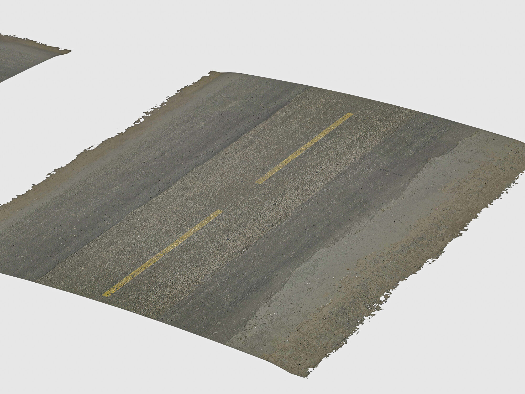 Asphalt Road Segments 3D Model 3D Model