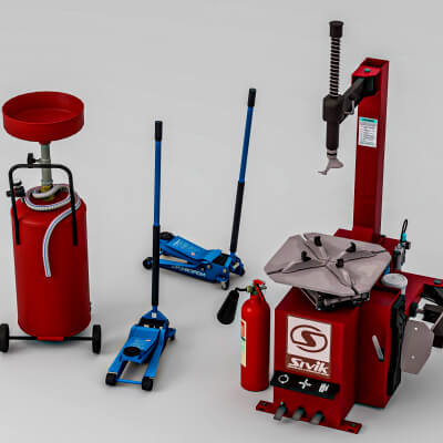 Auto Repair Shop Equipment Pack