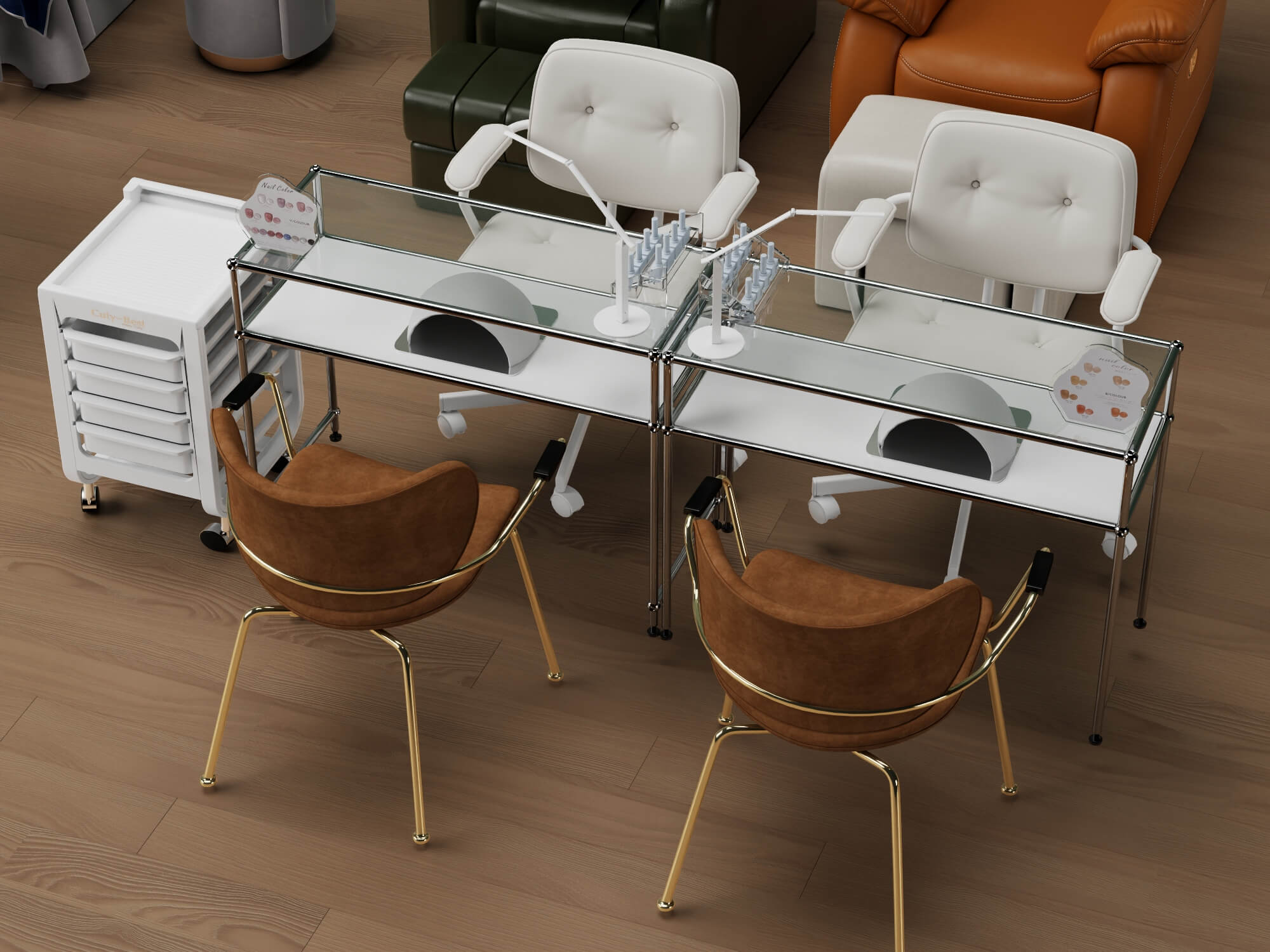 Beauty Salon Equipment Pack 3D Model 3D Model