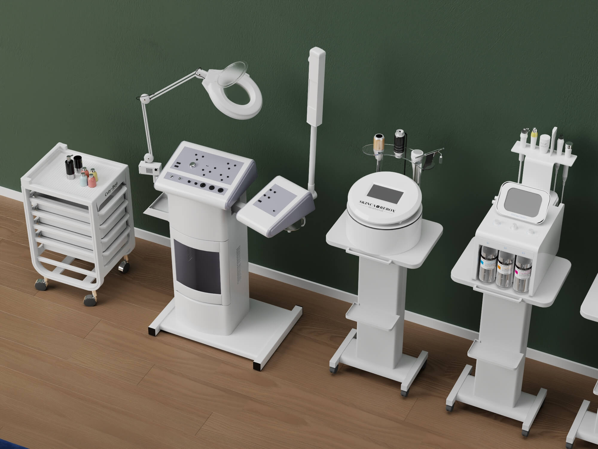 Beauty Salon Equipment Pack 3D Model 3D Model