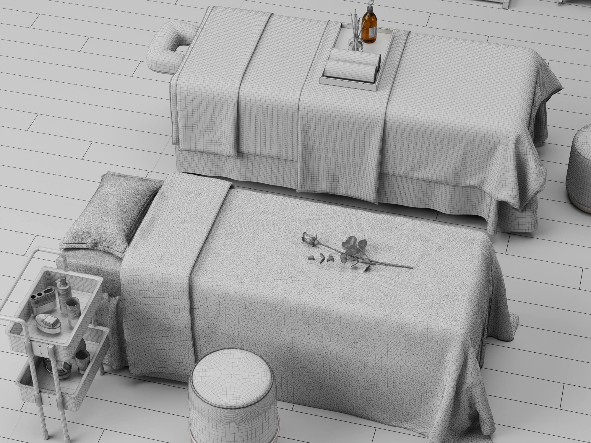 Beauty Salon Equipment Pack 3D Model 3D Model