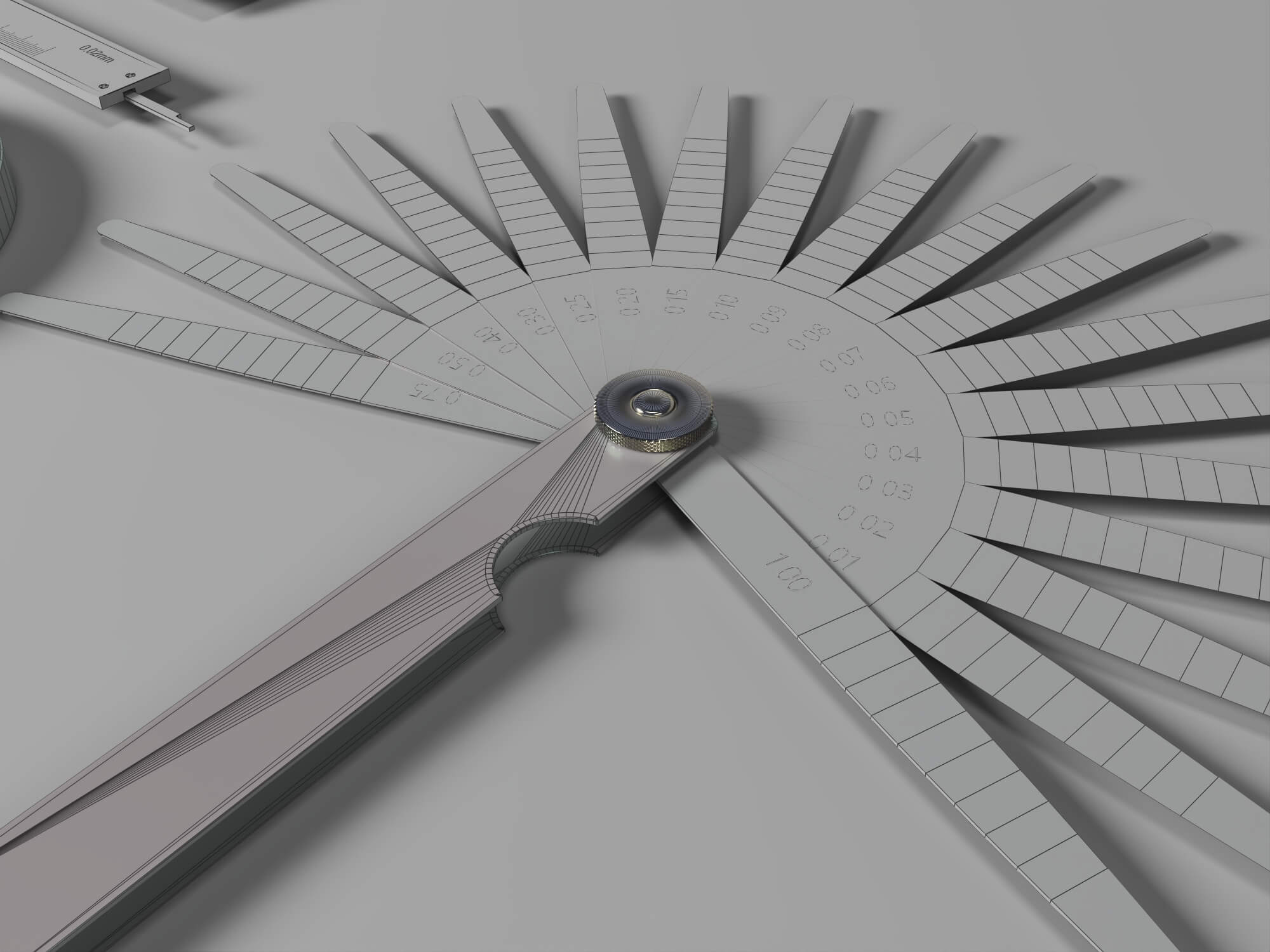 Engineering Measuring Tools 3D Model Pack 3D Model