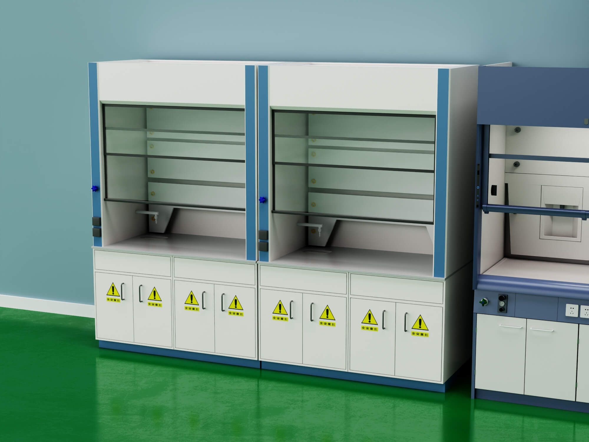 Laboratory Fume Hood Asset Pack 3D Model