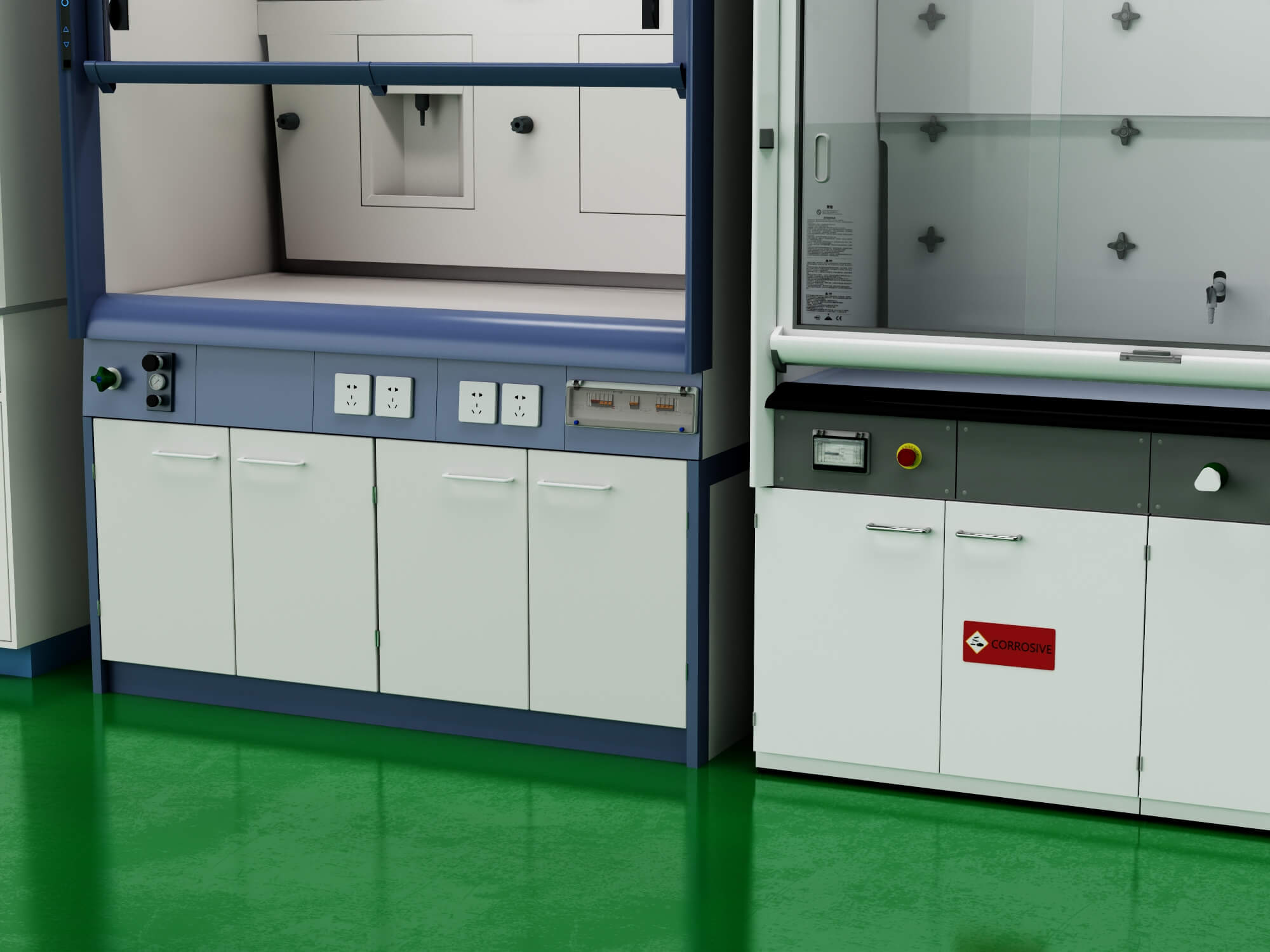 Laboratory Fume Hood Asset Pack 3D Model