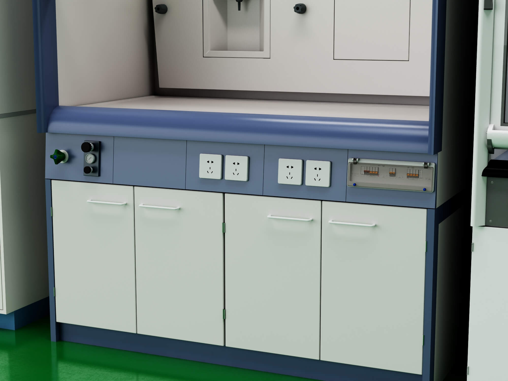 Laboratory Fume Hood Asset Pack 3D Model