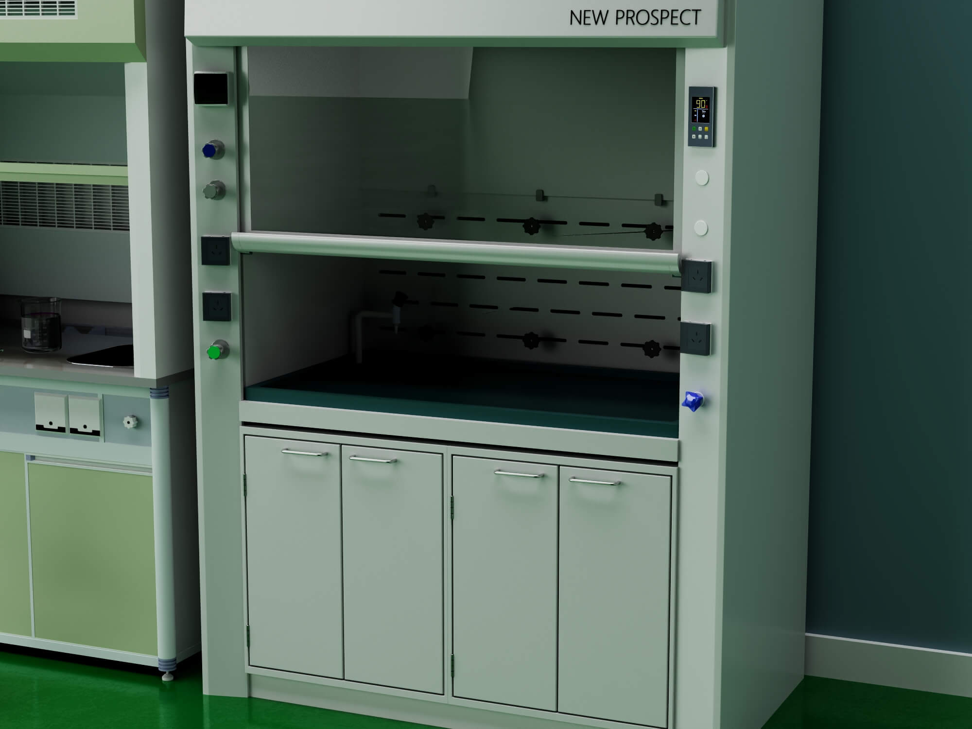 Laboratory Fume Hood Asset Pack 3D Model