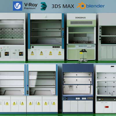 Laboratory Fume Hood Asset Pack