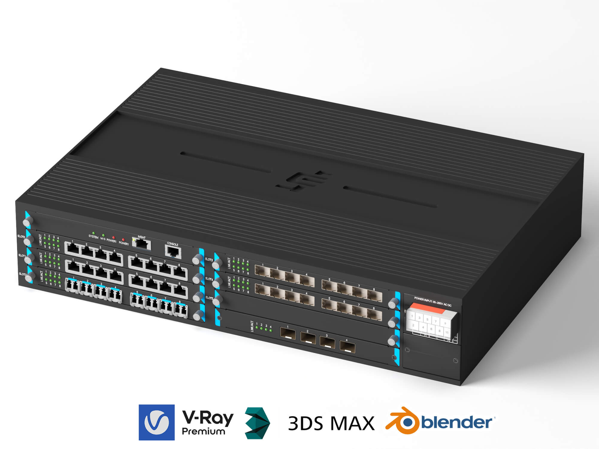 Network Switch 3D Model 3D Model