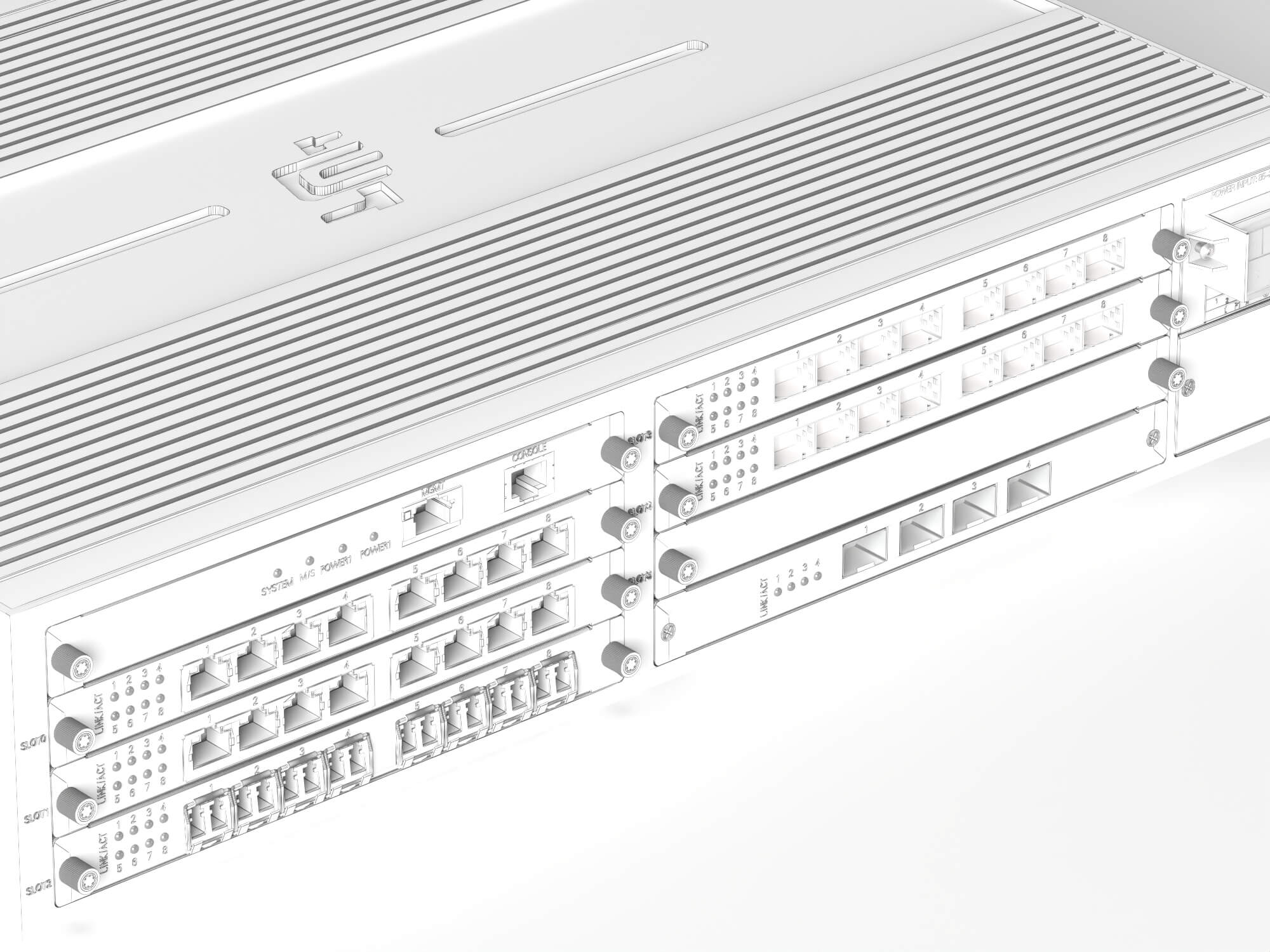 Network Switch 3D Model 3D Model