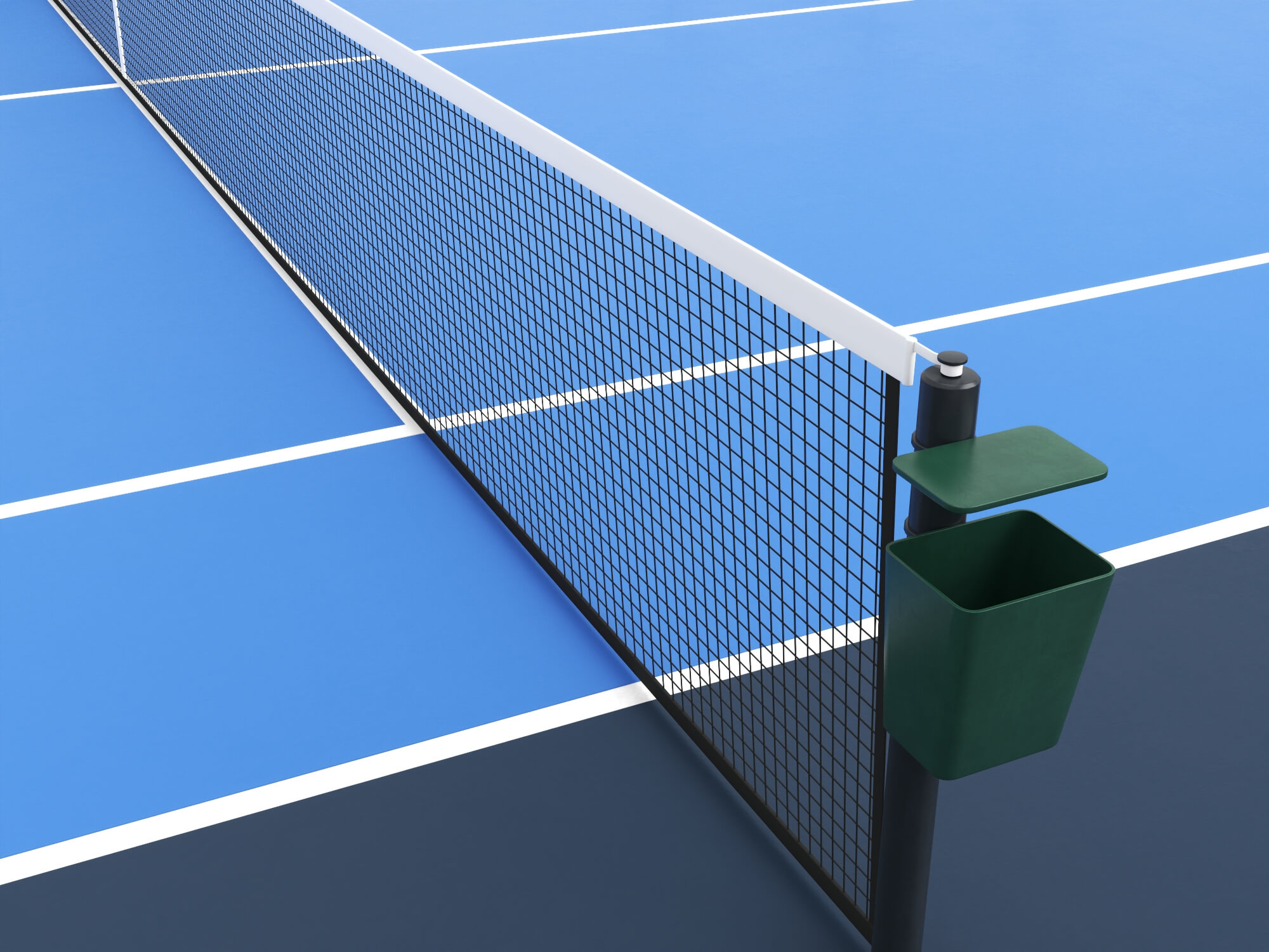 Outdoor Multi Sport Court Collection 3D Model