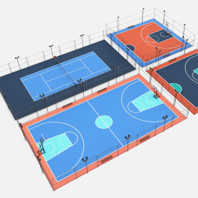 Outdoor Multi Sport Court Collection