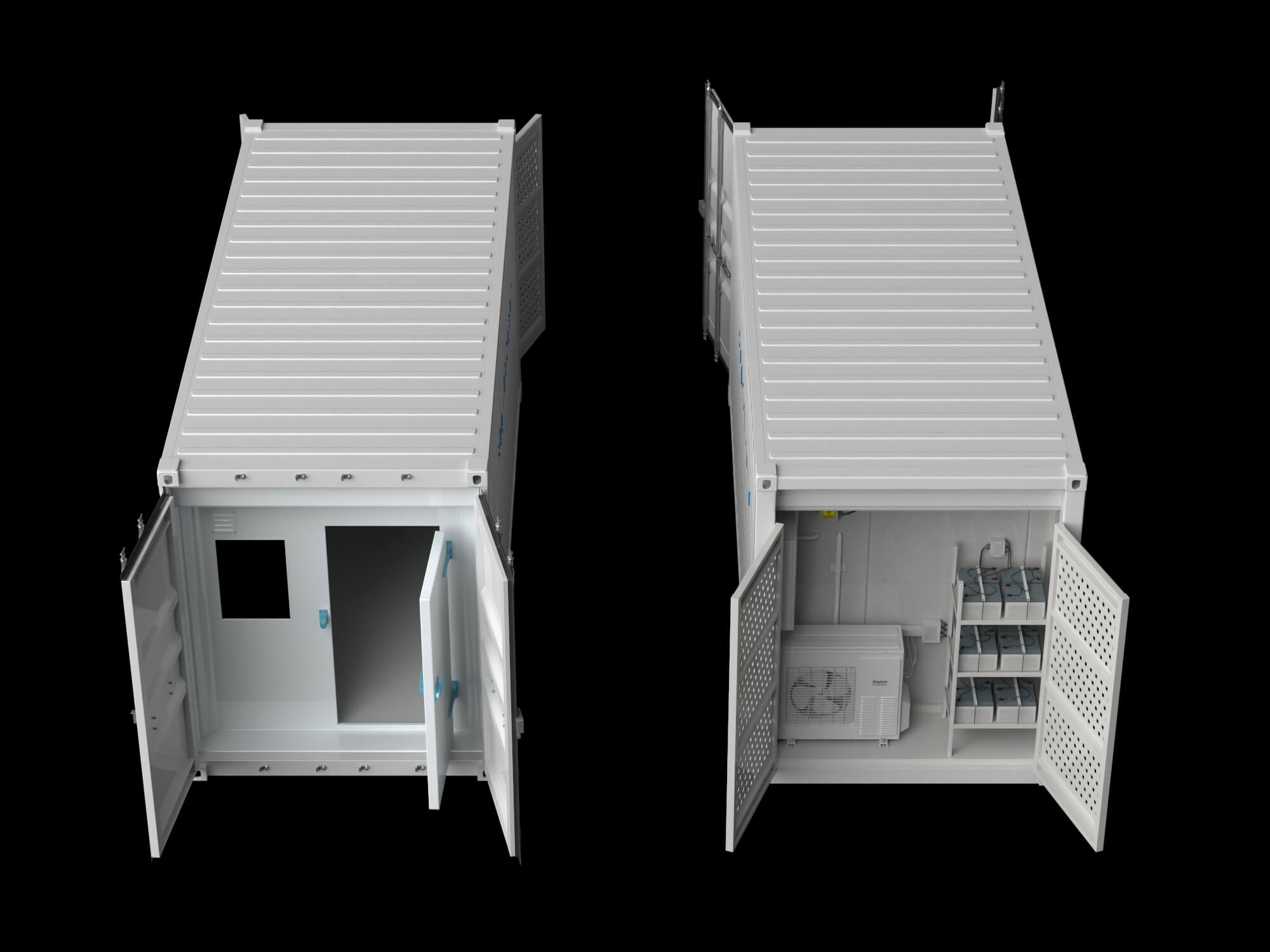 Refrigerated Container 3D Model 3D Model