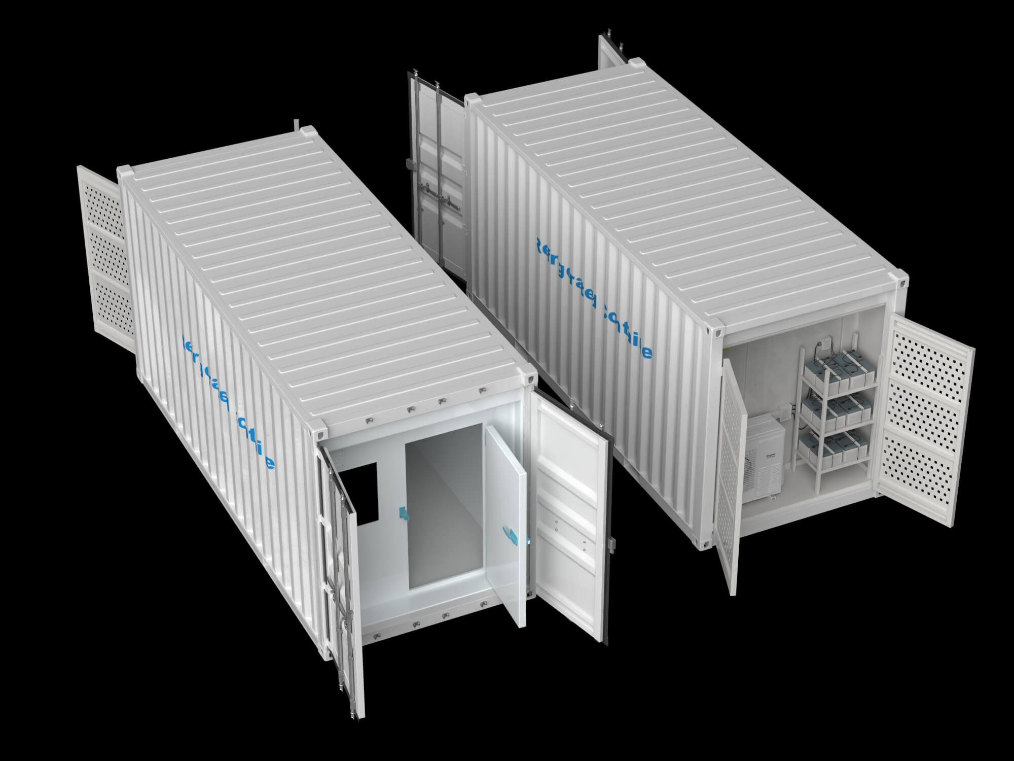 Refrigerated Container 3D Model 3D Model