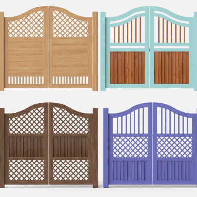 Wooden Garden Gate Asset Pack