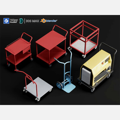 Workshop Hand Trolley and Cart Collection
