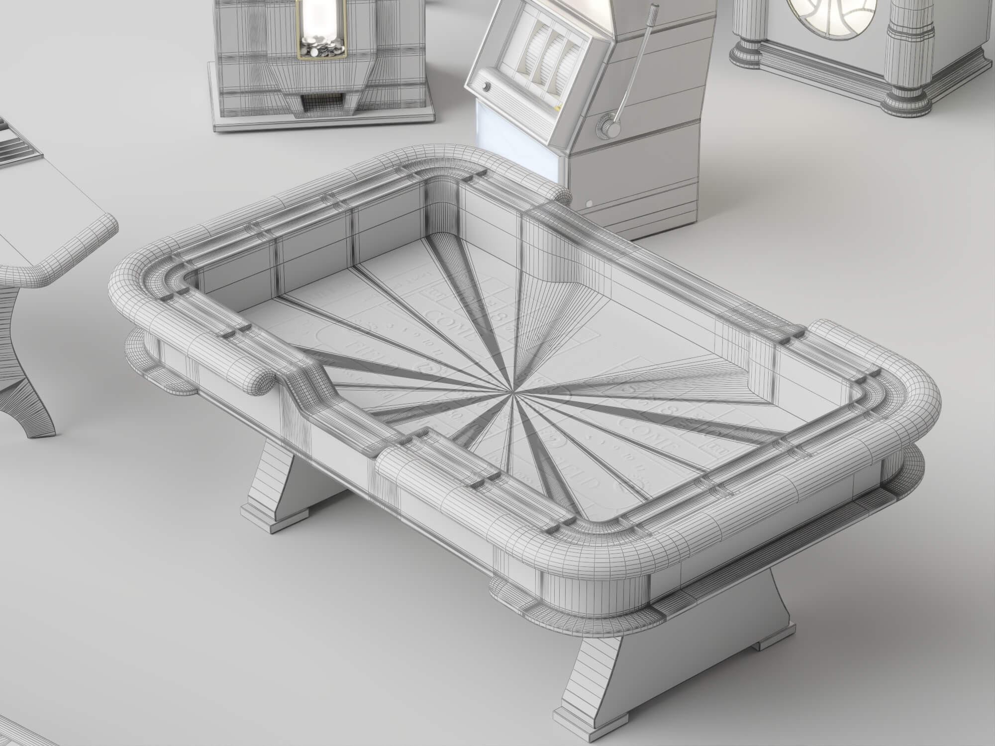 Casino Game Equipment Pack 3D Model 3D Model
