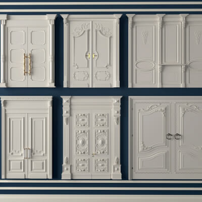 Classic Carved Wooden Door Collection