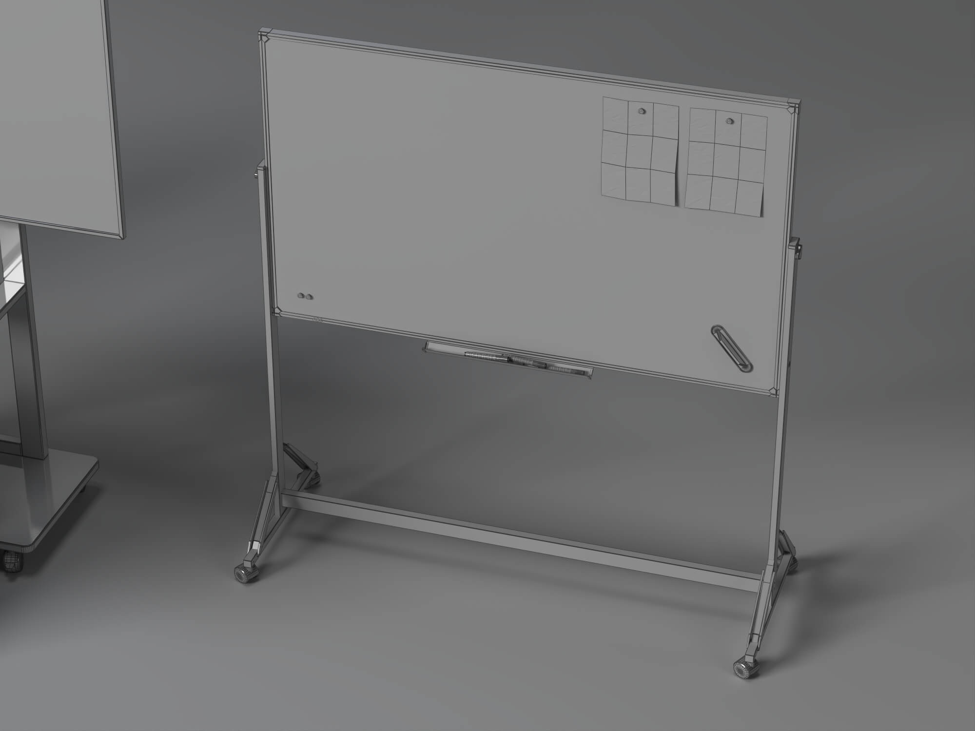 Classroom Teaching Equipment Collection 3D Model