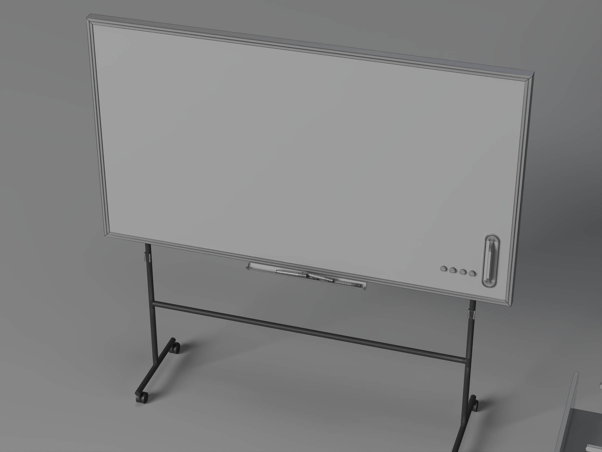 Classroom Teaching Equipment Collection 3D Model