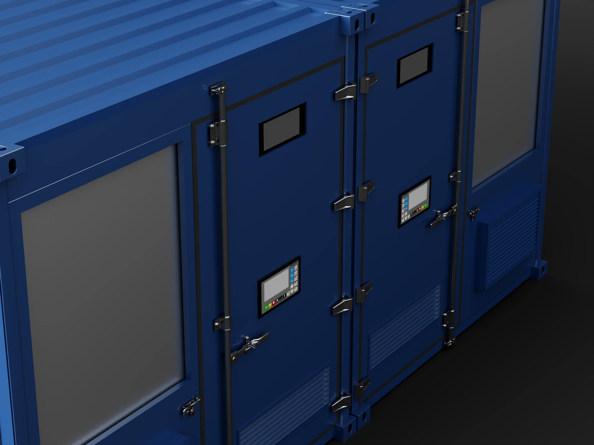 Container Type Power Substation 3D Model 3D Model