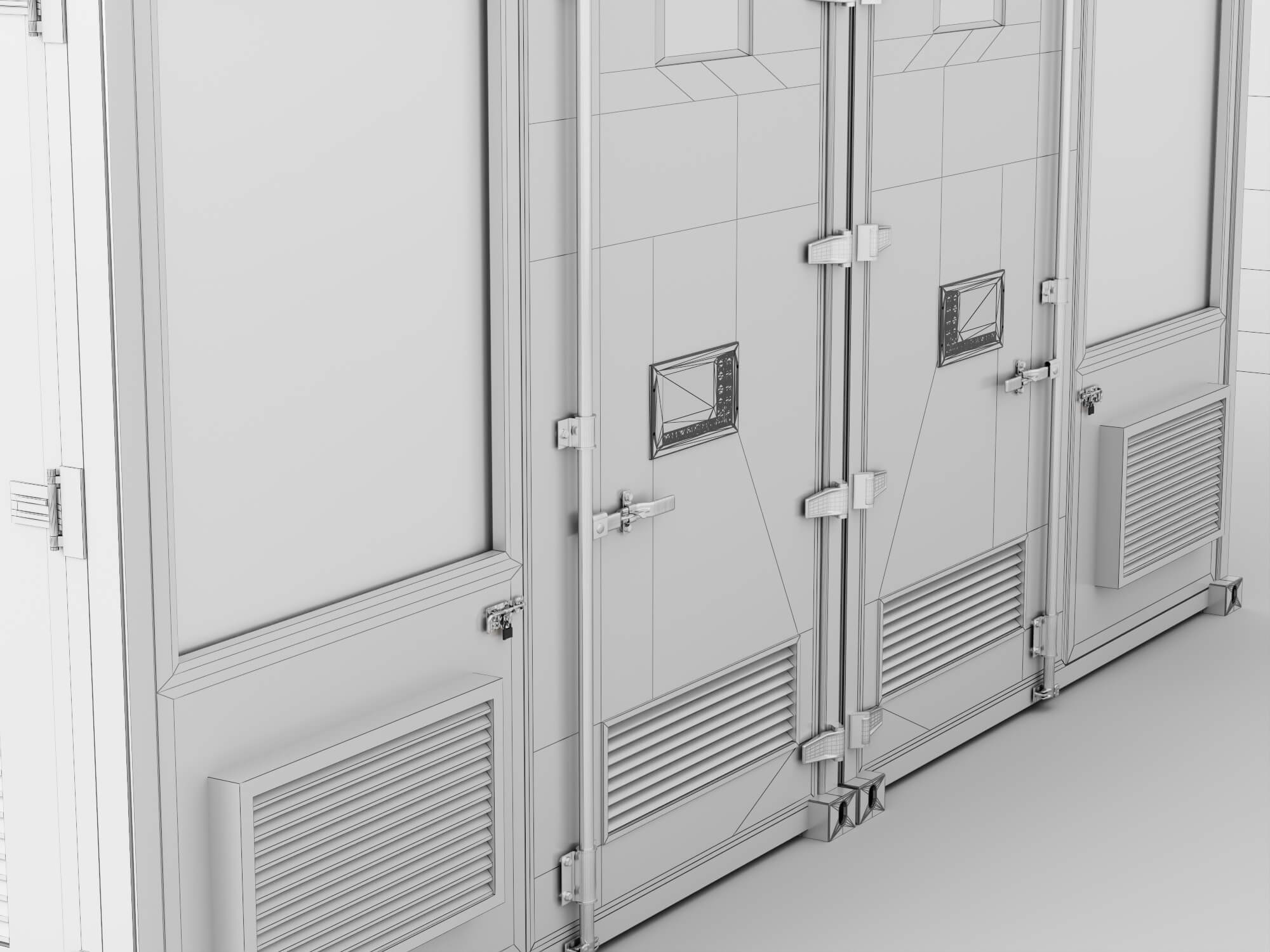 Container Type Power Substation 3D Model 3D Model