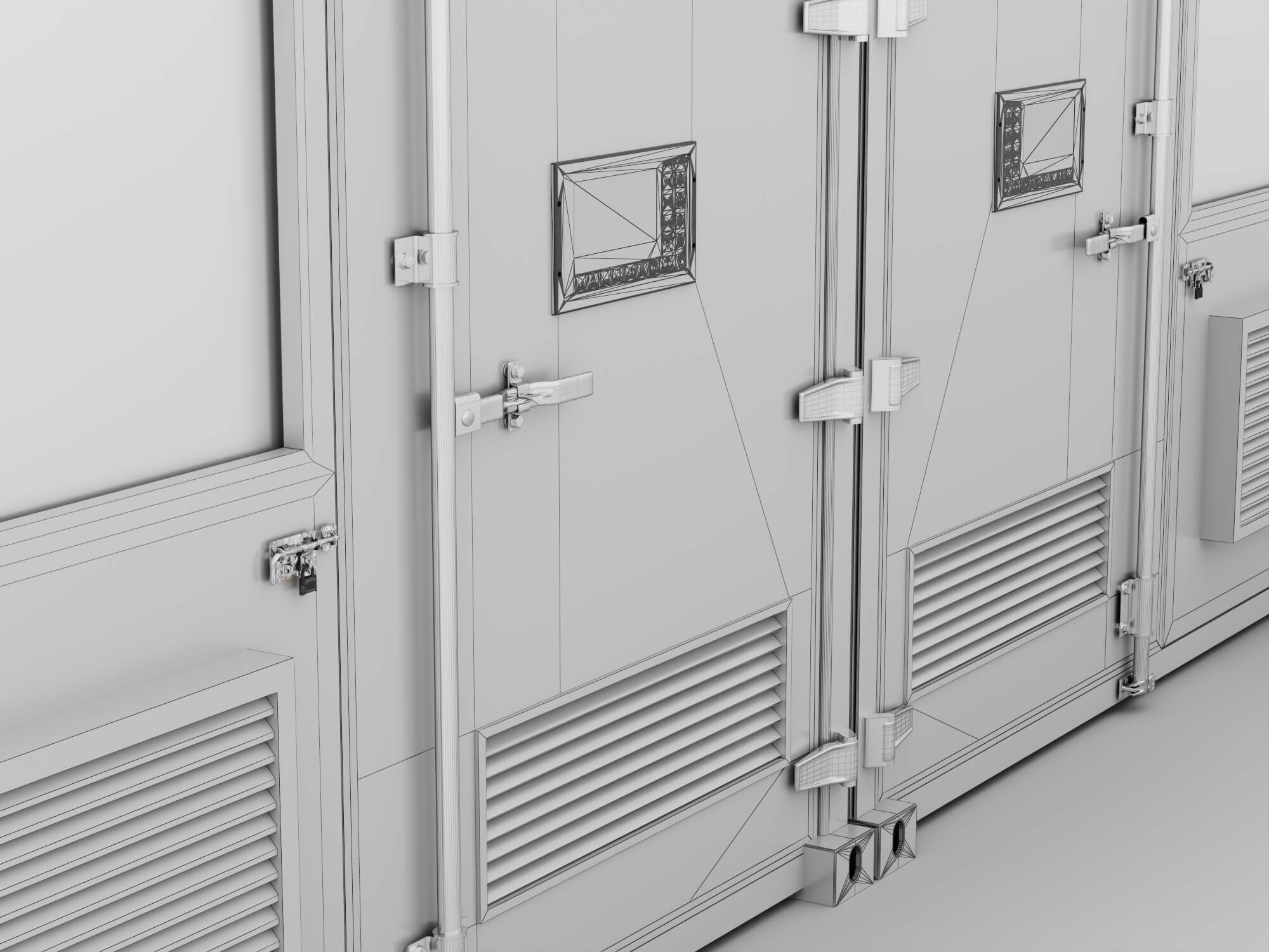 Container Type Power Substation 3D Model 3D Model