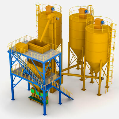 Dry Mortar Mixing Plant Industrial Equipment