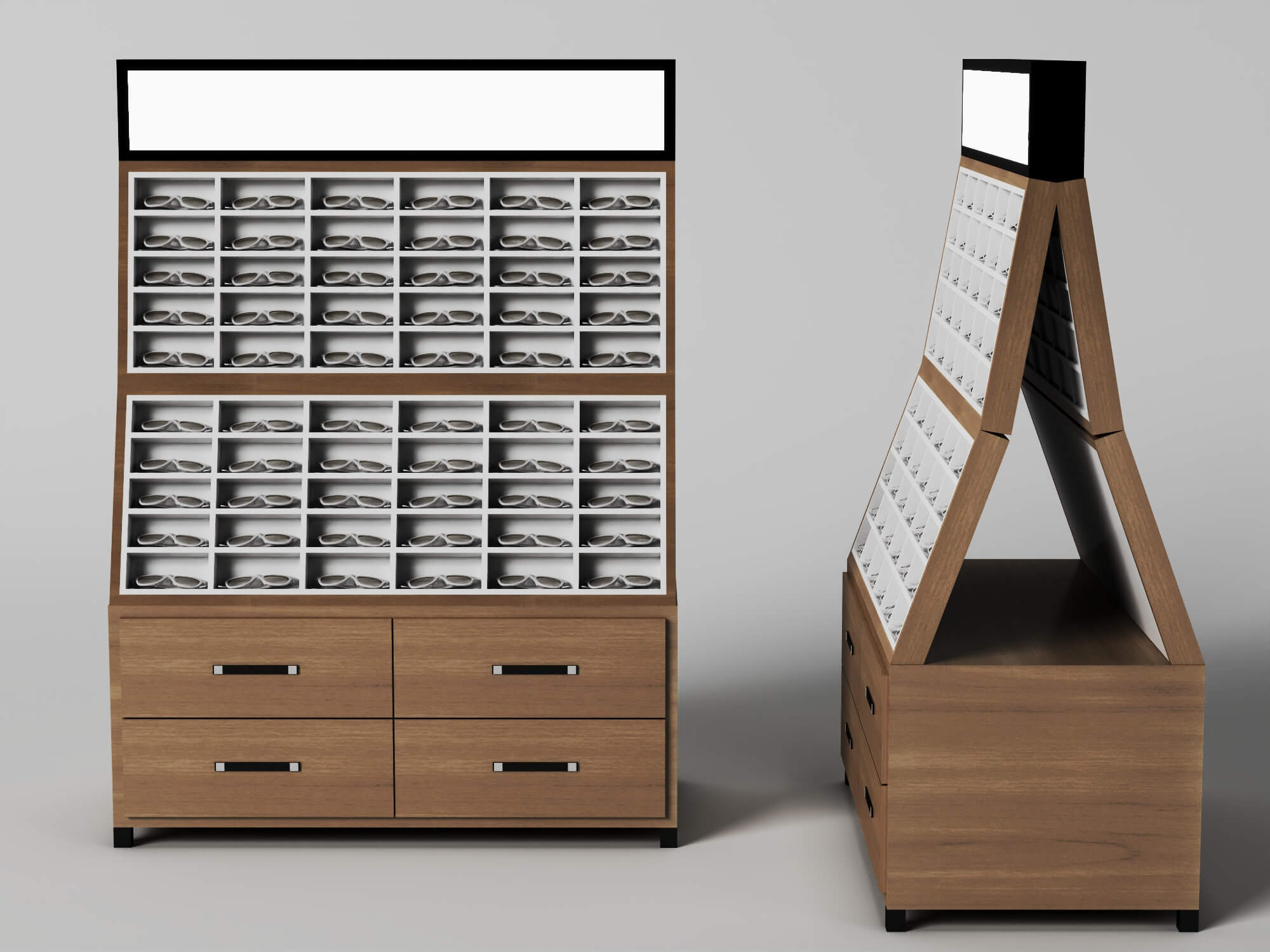Eyeglass Display Stand 3D Model 3D Model