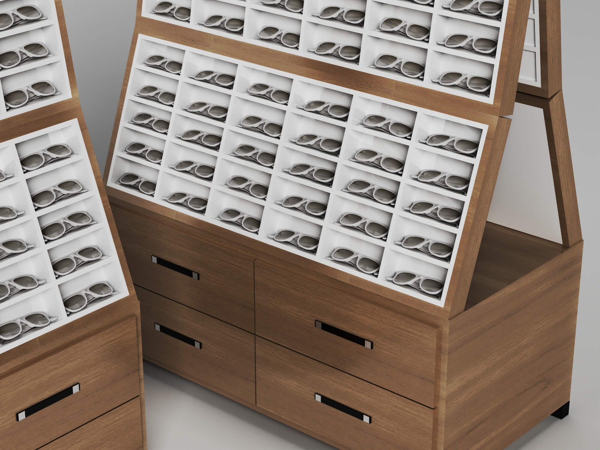 Eyeglass Display Stand 3D Model 3D Model