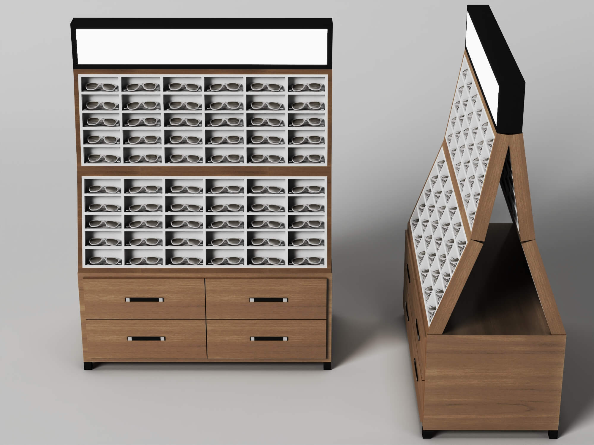 Eyeglass Display Stand 3D Model 3D Model