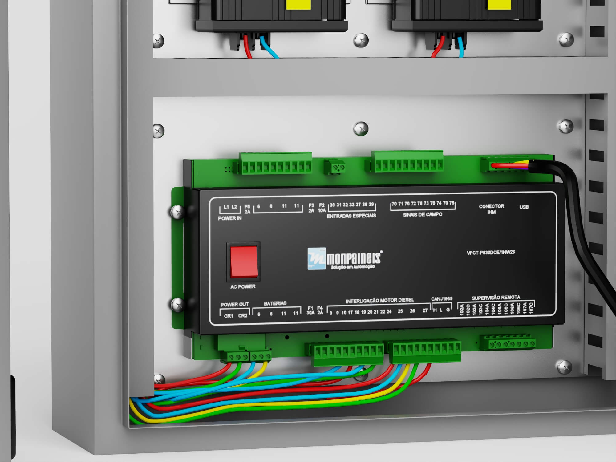 Industrial Control Panel 3D Model 3D Model