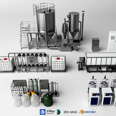 Industrial Water Treatment Equipment Set