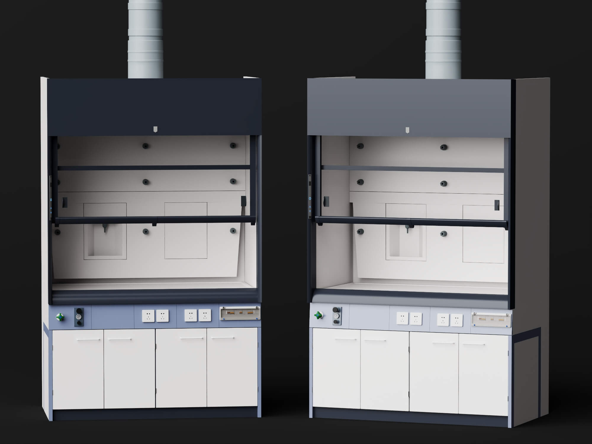 Laboratory Fume Hood 3d Asset 3D Model