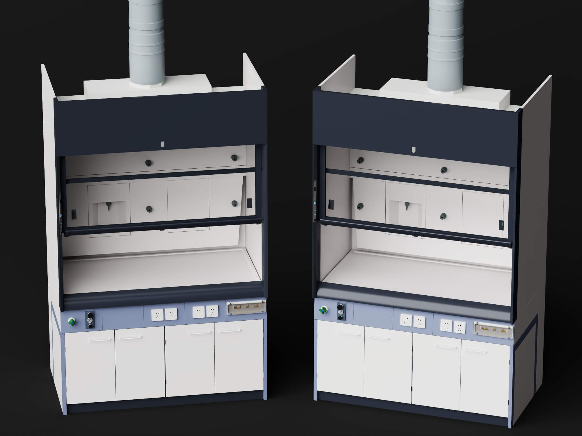 Laboratory Fume Hood 3d Asset 3D Model