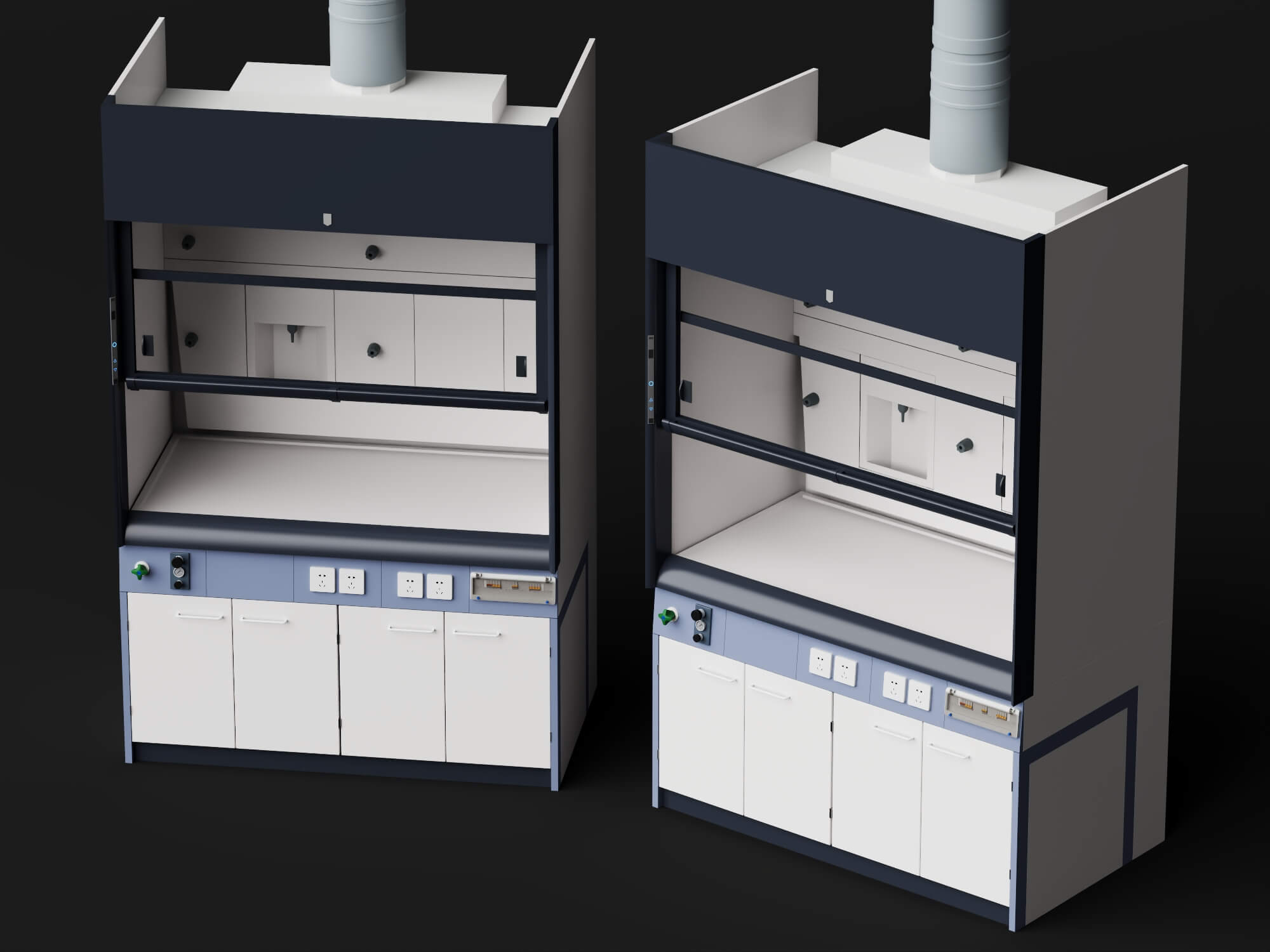 Laboratory Fume Hood 3d Asset 3D Model