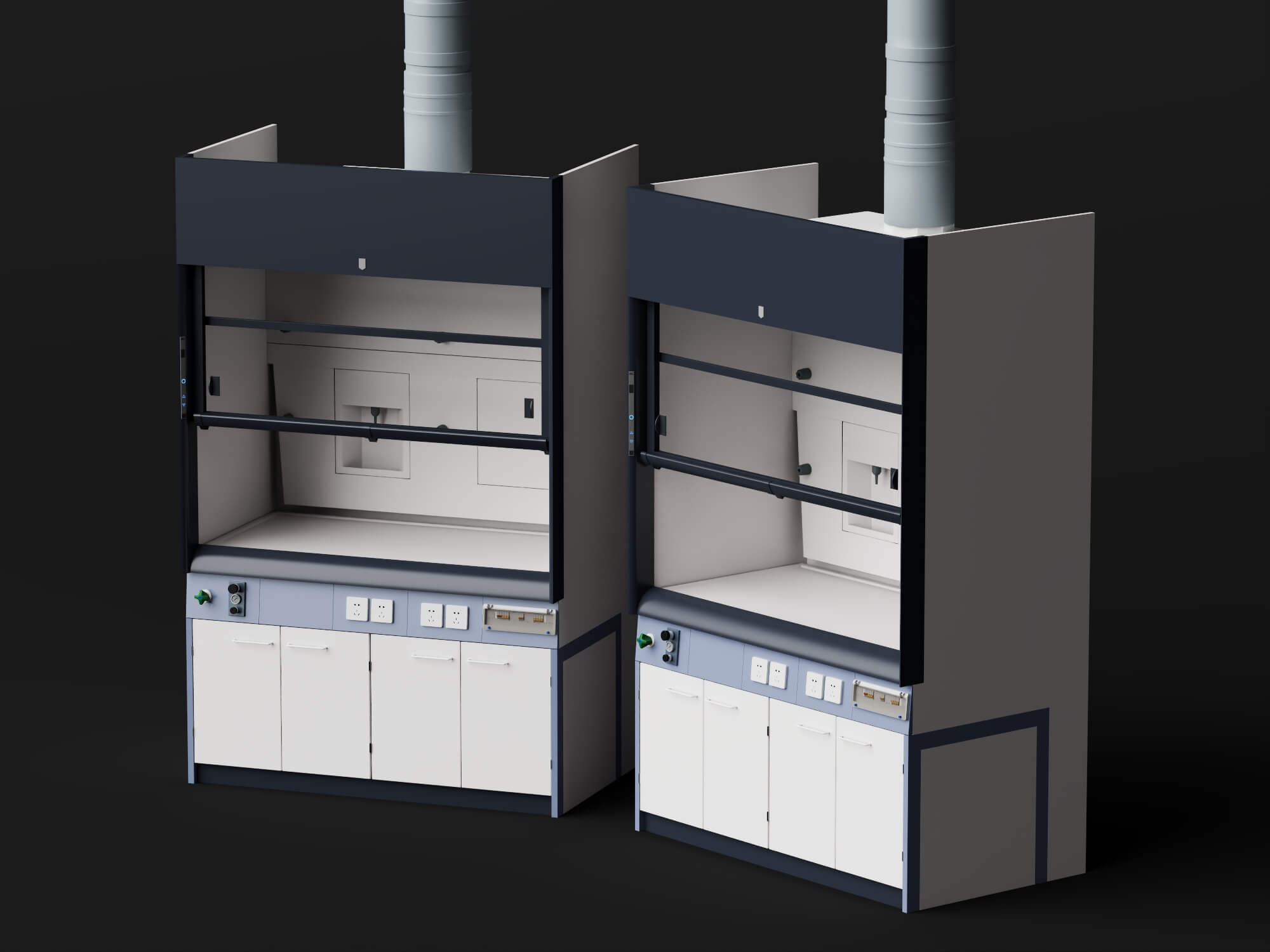Laboratory Fume Hood 3d Asset 3D Model