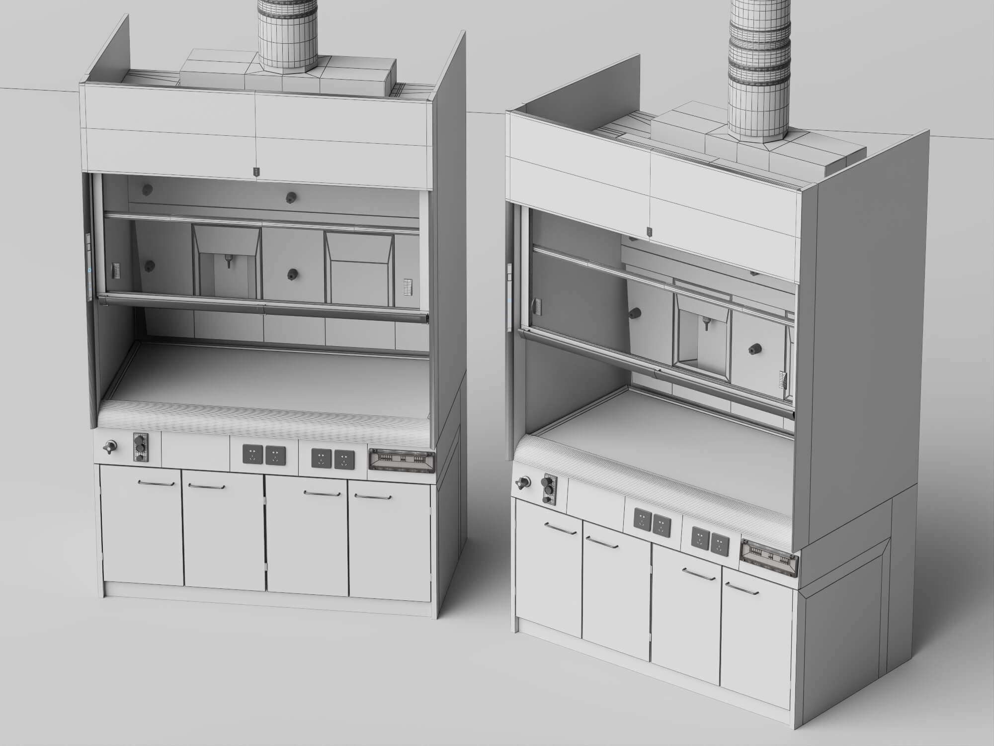 Laboratory Fume Hood 3d Asset 3D Model