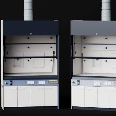 Laboratory Fume Hood 3d Asset