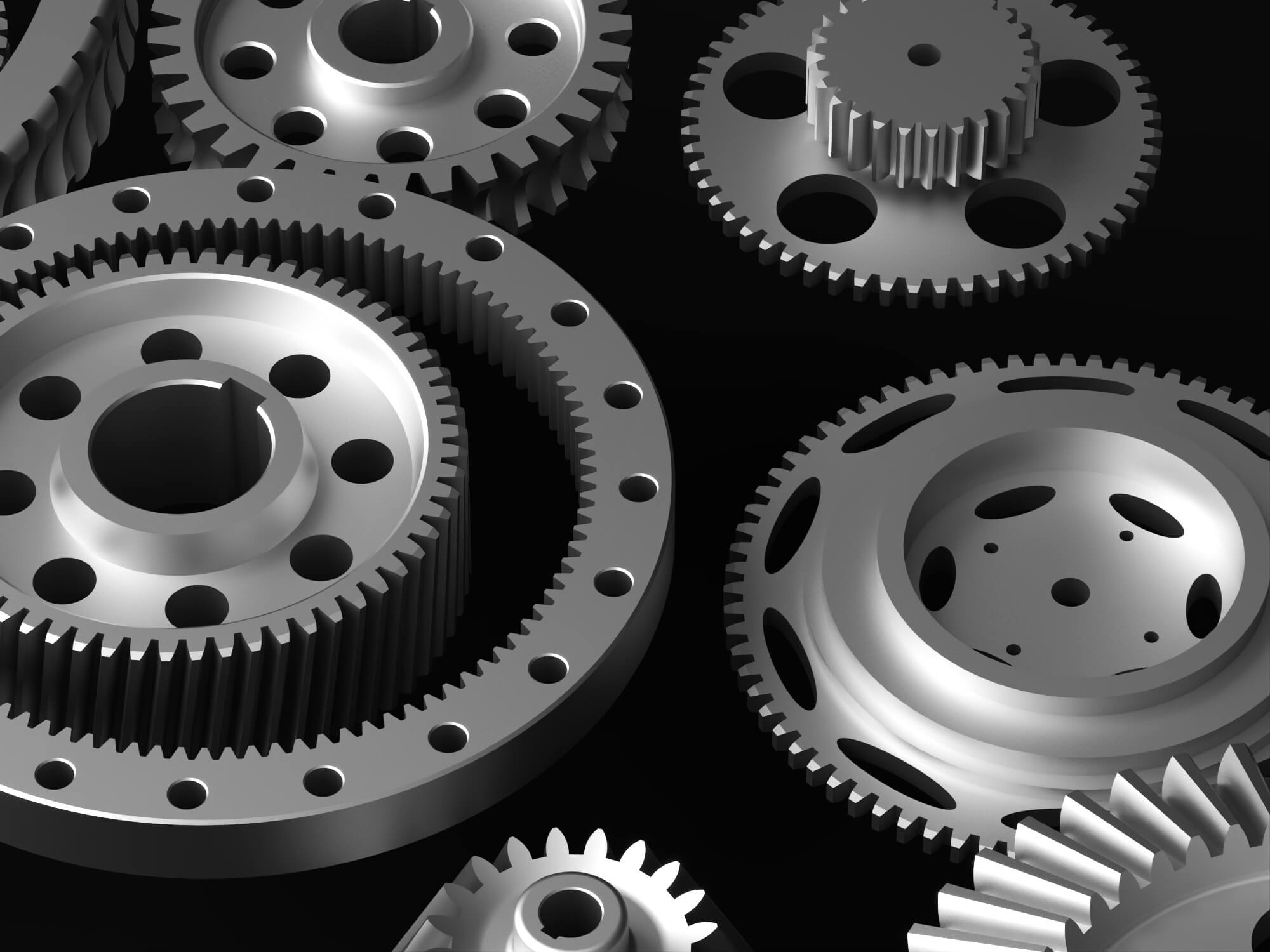 Metal Gear Parts Set 3D Model 3D Model